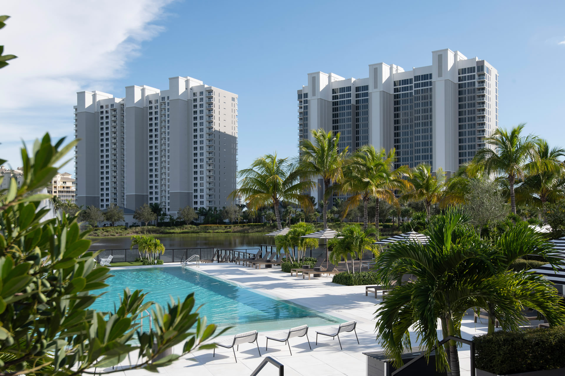 Kalea Bay towers in Naples